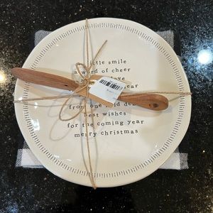 Laura Pembroke BLACK BUFFALO CHECK APP SET 3-piece